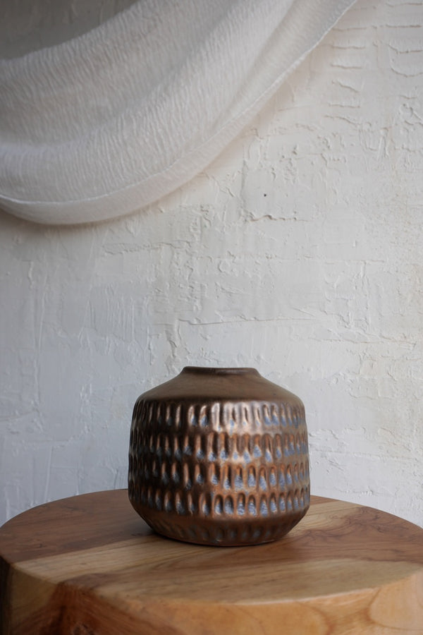 Bronze Clay Vase