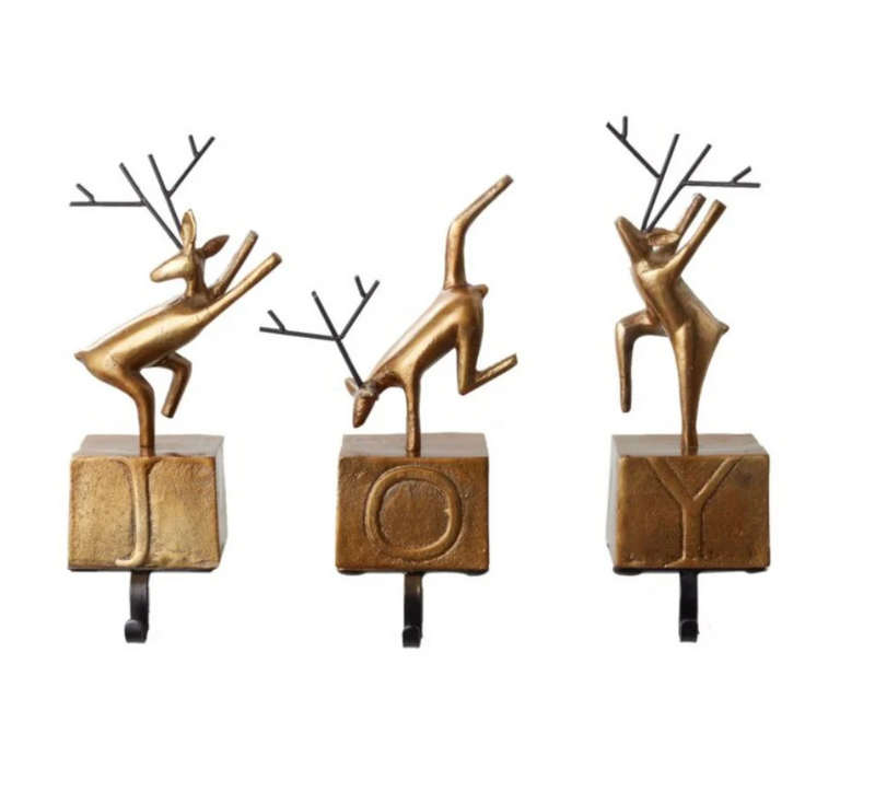 Reindeer JOY Stocking Holder