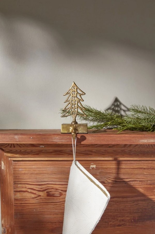 Spruce Christmas Tree Stocking Holder