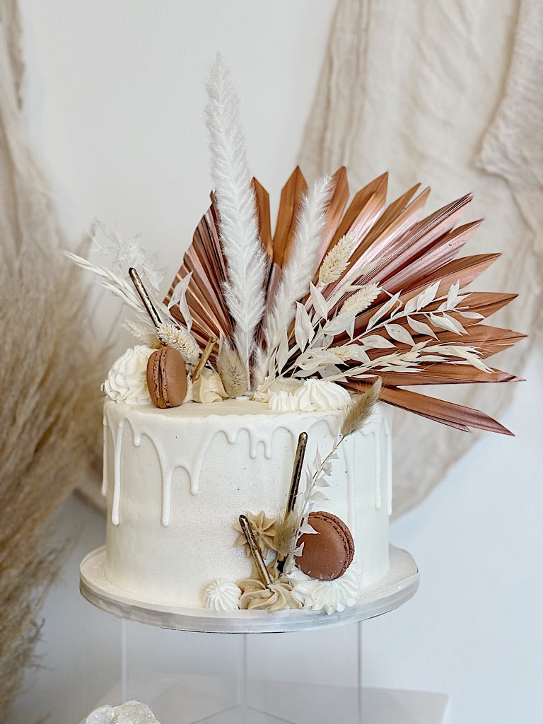 Copper Dried Floral Cake Kit