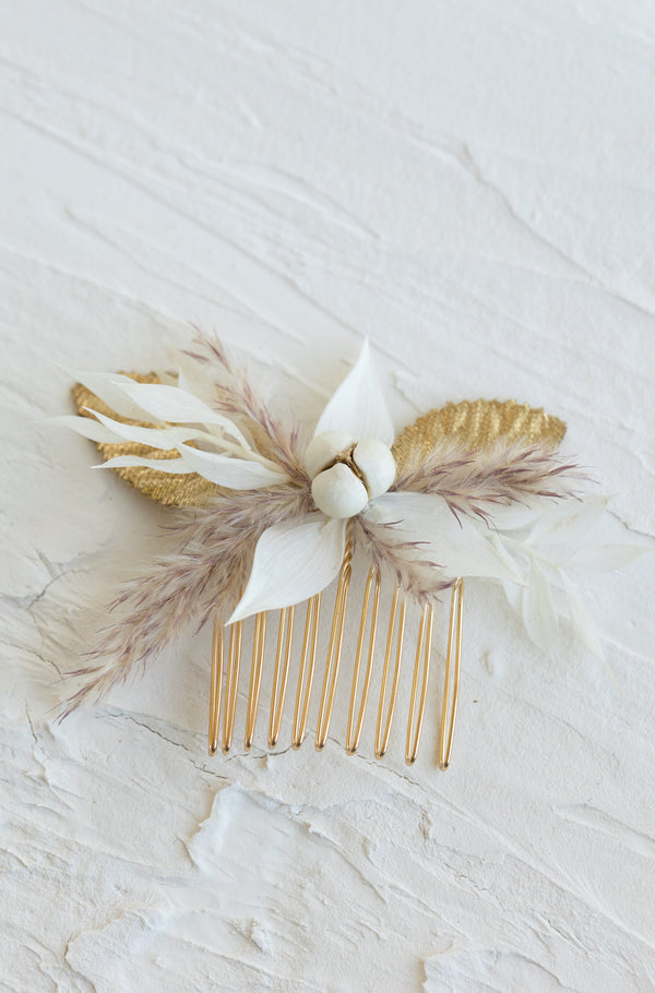 Avery Floral Mini Hair Comb