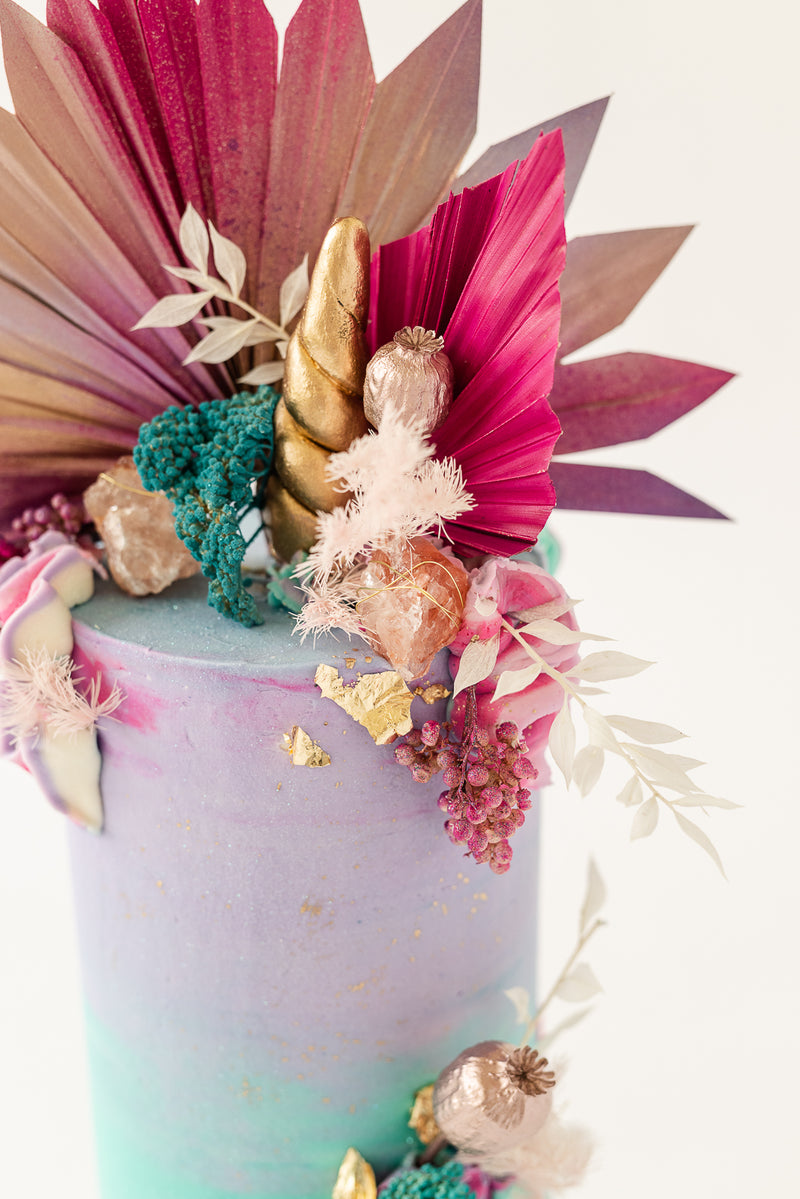 Unicorn Dried Floral Cake Kit