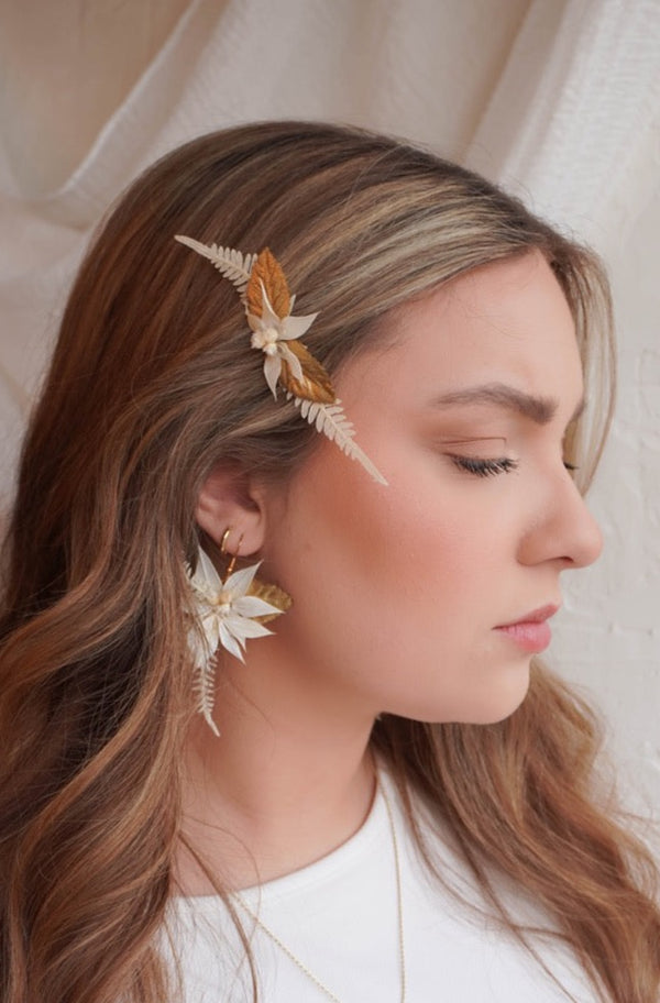 Athena Floral Mini Hair Comb