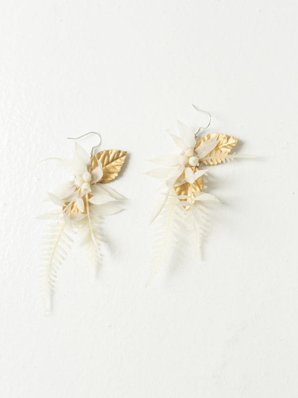 Athena Dangle Floral Earrings